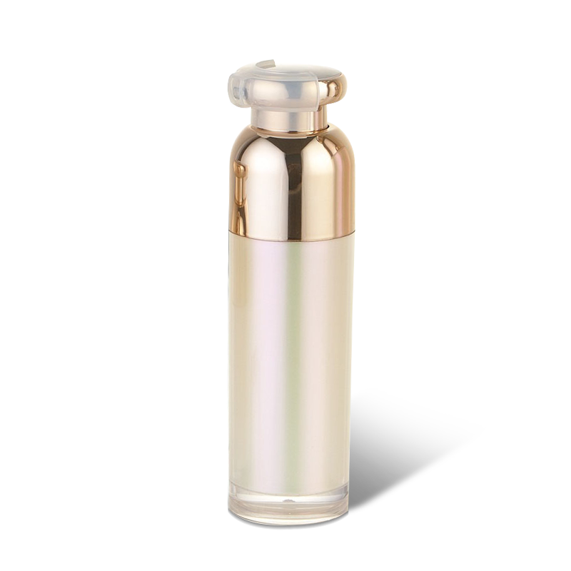 زجاجة فاخرة أسطوانية مزدوجة الطبقة خالية من الهواء لتغليف الجوهر ومستحضرات التجميل YH-L30T